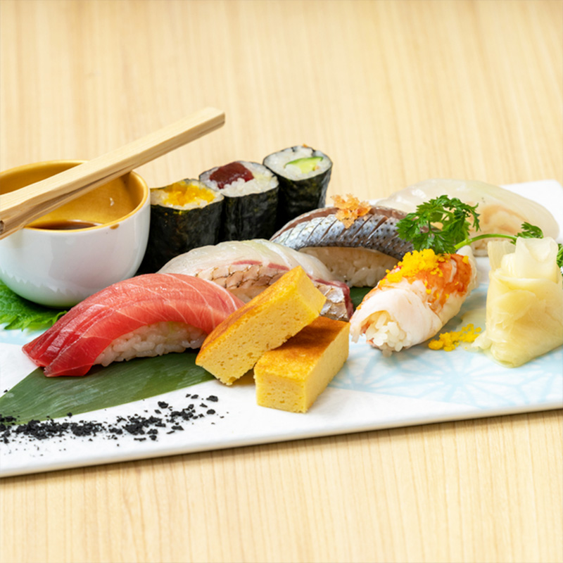 Raw-fish SUSHI